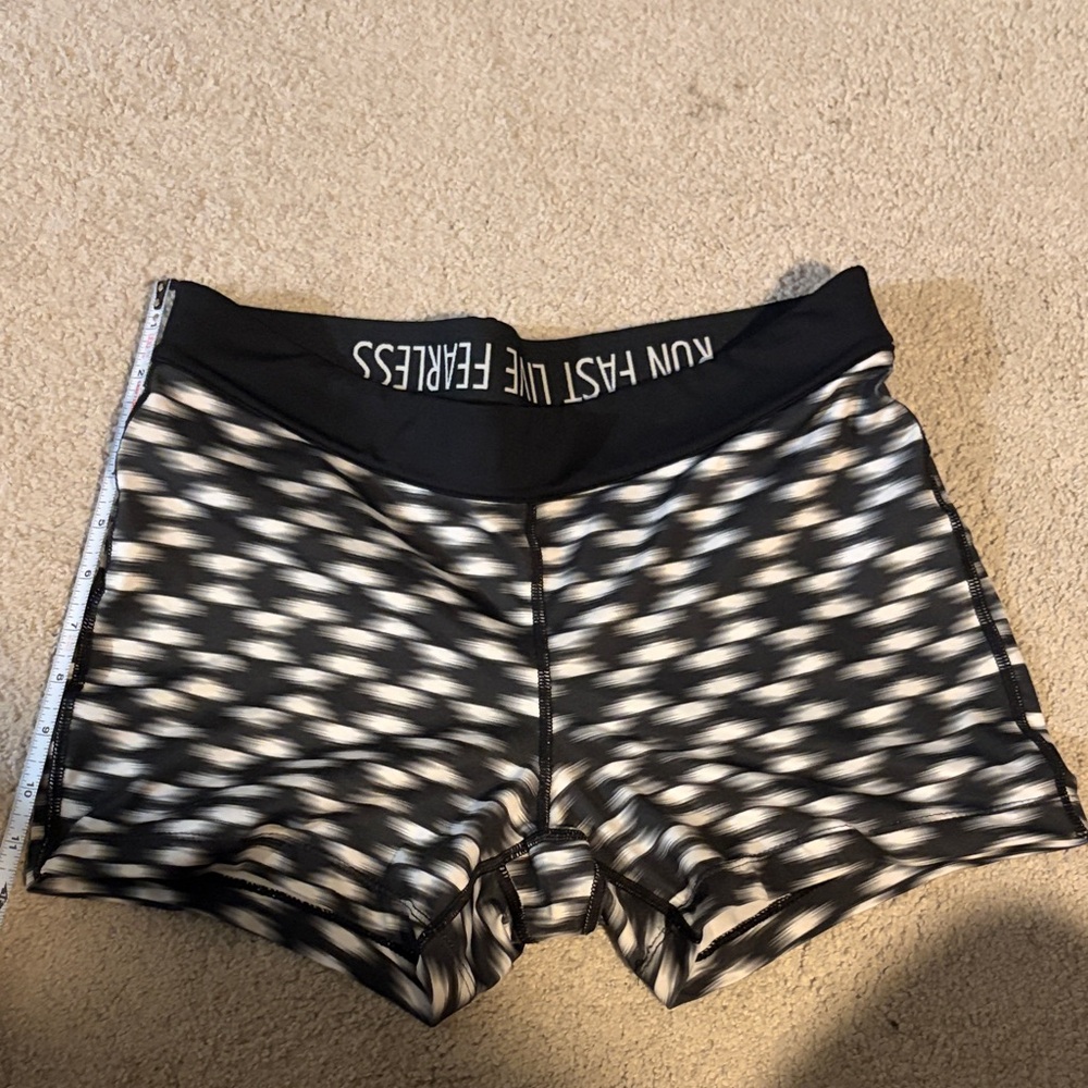 Nike Black and White Athletic Shorts